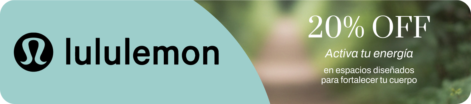 20% de descuento en lululemon