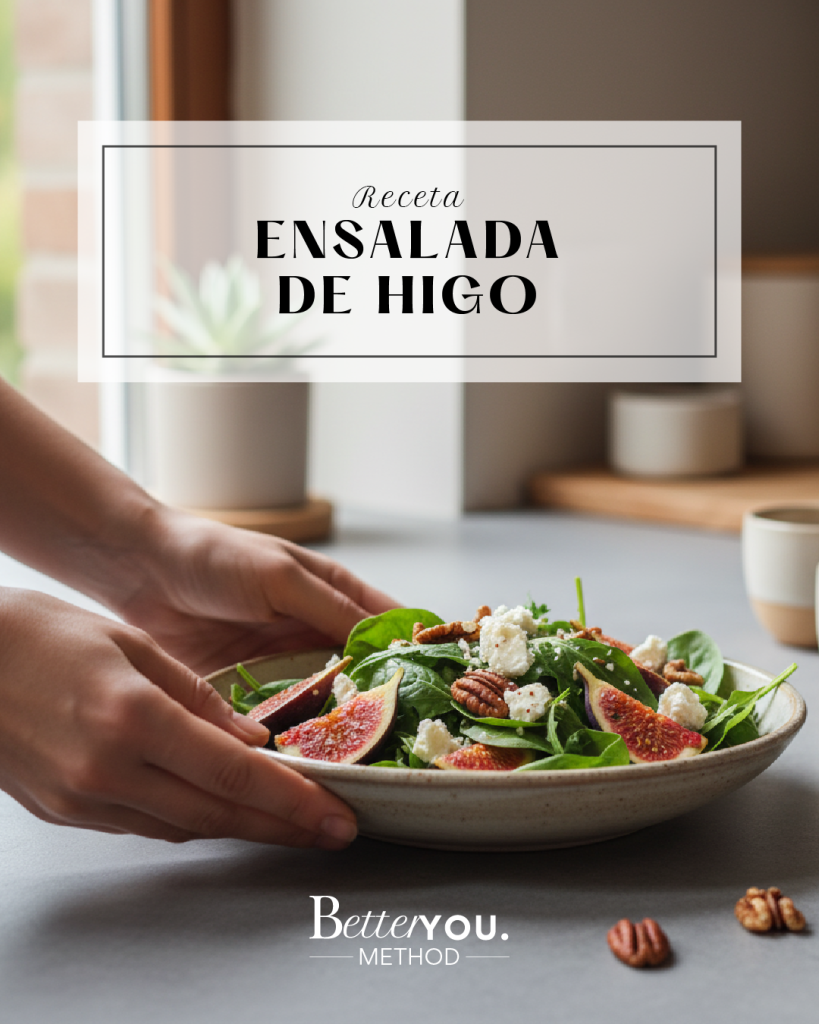 Ensalada de higo fresco saludable y ligera