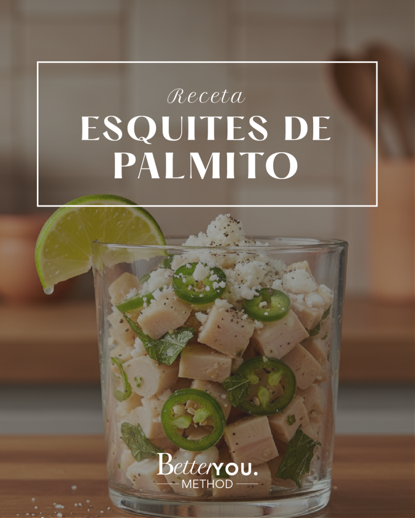 Esquites de palmito saludables estilo mexicano