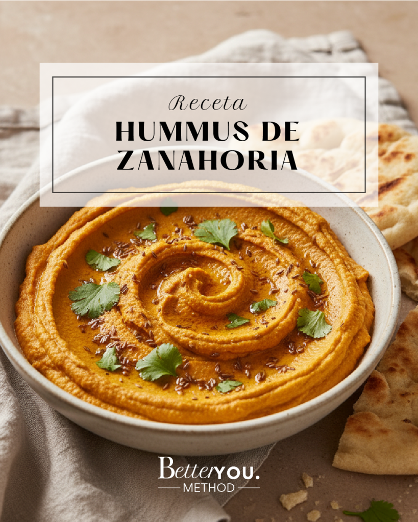 Hummus de zanahoria cremoso y saludable