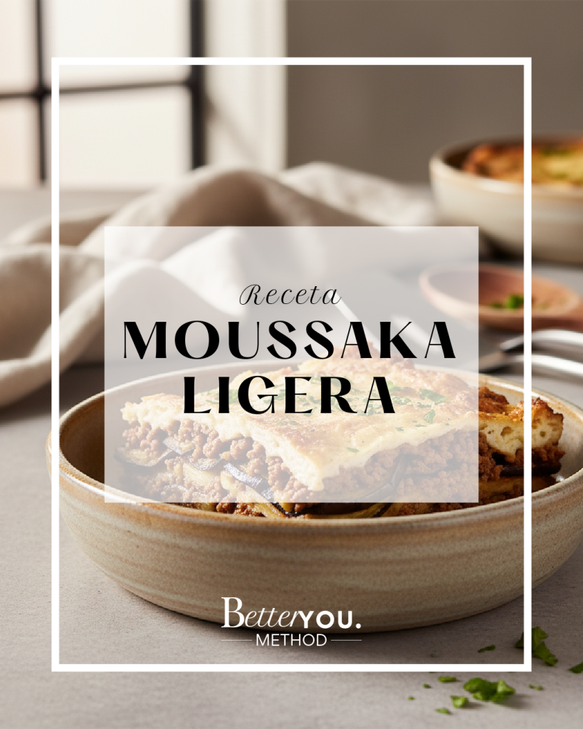 Moussaka ligera saludable con berenjena