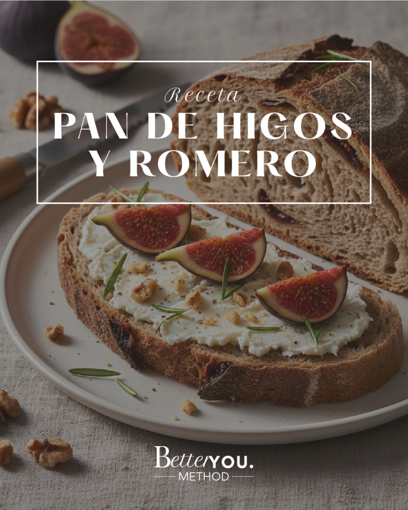 Pan de higos y romero casero saludable
