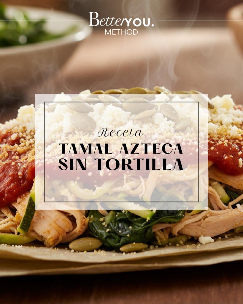 Tamal azteca saludable estilo casero