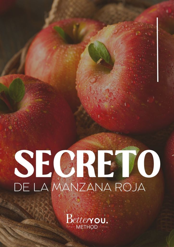 Ejemplo ritual de la manzana roja, podemos ver manzanas rojas sobre tela de yute en ritual de armonía emocional