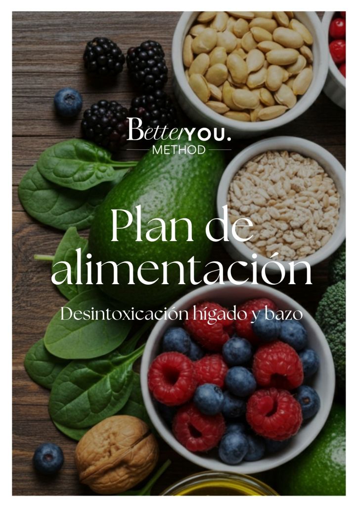 Composición de alimentos saludables, representando nutrición consciente y desintoxicación natural