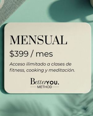 Suscripción mensual Better You Method